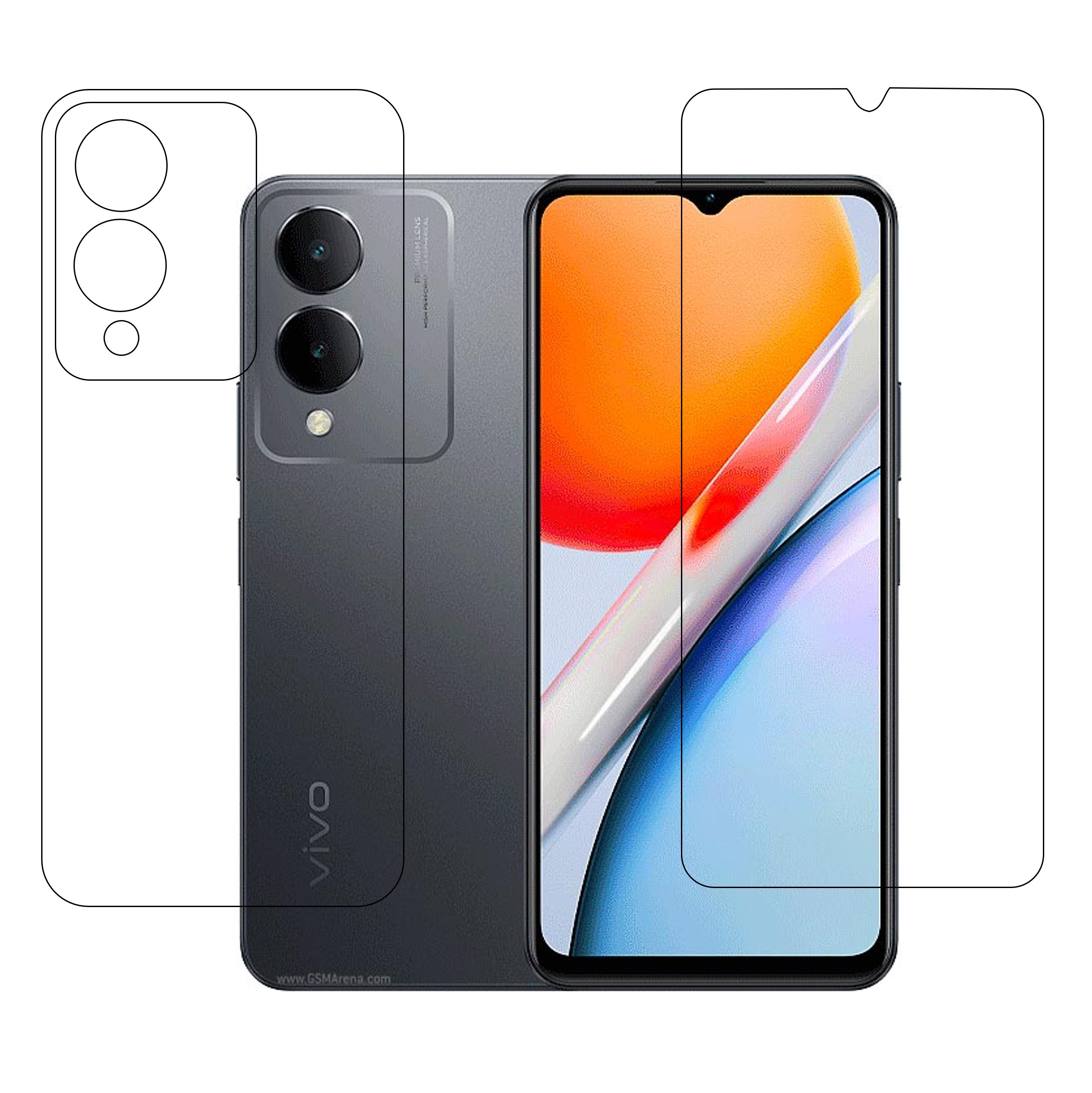 vivo G2 (Front & Back) 9H Protective Compatible Flexible Unbreakable Mobile Screen Protector